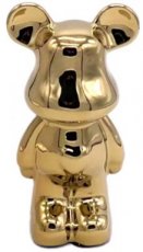 Ceramic Bear 18 cm Gold