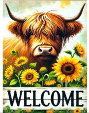 Daimond Painting 40x30cm - Koe