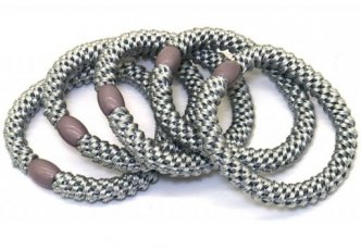 Hair Elastics 5pcs Grey