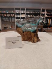 Molten glass fancy sweet bowl