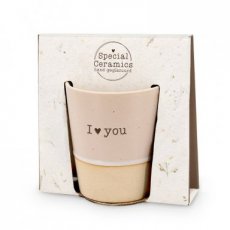 Special Ceramics - Beker - I love you